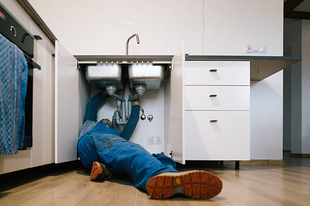 Professional Plumbing technician working in Wayland, IA